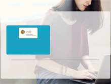 Tablet Screenshot of cv.aula-salud.com